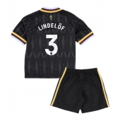 Aston Villa Victor Lindelof #3 Uit tenue Kids 2026-27 Korte Mouwen (+ broek)