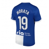 Atletico Madrid Alvaro Morata #19 Uit tenue 2023-24 Korte Mouwen