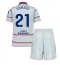 Atletico Madrid Cristian Romero #21 Derde tenue Kids 2026-27 Korte Mouwen (+ broek)
