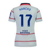 Atletico Madrid David Hancko #17 Derde tenue Dames 2026-27 Korte Mouwen