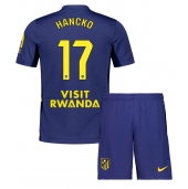 Atletico Madrid David Hancko #17 Uit tenue Kids 2025-26 Korte Mouwen (+ broek)