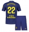Atletico Madrid Giacomo Raspadori #22 Uit tenue Kids 2025-26 Korte Mouwen (+ broek)