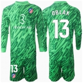 Atletico Madrid Jan Oblak #13 Keeper Uit tenue Kids 2024-25 Lange Mouwen (+ broek)