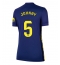 Atletico Madrid Johnny Cardoso #5 Uit tenue Dames 2025-26 Korte Mouwen