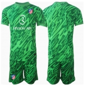 Atletico Madrid Keeper Uit tenue Kids 2024-25 Korte Mouwen (+ broek)