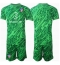 Atletico Madrid Keeper Uit tenue Kids 2024-25 Korte Mouwen (+ broek)