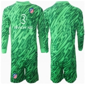 Atletico Madrid Keeper Uit tenue Kids 2024-25 Lange Mouwen (+ broek)
