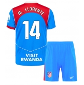 Atletico Madrid Marcos Llorente #14 Derde tenue Kids 2025-26 Korte Mouwen (+ broek)