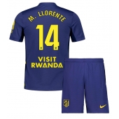 Atletico Madrid Marcos Llorente #14 Uit tenue Kids 2025-26 Korte Mouwen (+ broek)