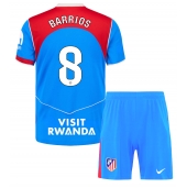 Atletico Madrid Pablo Barrios #8 Derde tenue Kids 2025-26 Korte Mouwen (+ broek)