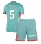 Atletico Madrid Rodrigo De Paul #5 Uit tenue Kids 2024-25 Korte Mouwen (+ broek)