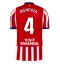 Atletico Madrid Rodrigo Mendoza #4 Thuis tenue 2026-27 Korte Mouwen