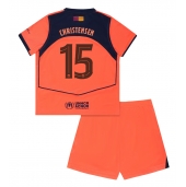 Barcelona Andreas Christensen #15 Derde tenue Kids 2025-26 Korte Mouwen (+ broek)