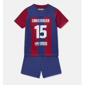 Barcelona Andreas Christensen #15 Thuis tenue Kids 2023-24 Korte Mouwen (+ broek)