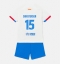 Barcelona Andreas Christensen #15 Uit tenue Kids 2023-24 Korte Mouwen (+ broek)