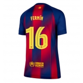 Barcelona Fermin Lopez #16 Thuis tenue Dames 2025-26 Korte Mouwen