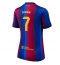 Barcelona Fermin Lopez #7 Thuis tenue Dames 2026-27 Korte Mouwen