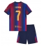 Barcelona Fermin Lopez #7 Thuis tenue Kids 2026-27 Korte Mouwen (+ broek)