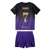 Barcelona Fermin Lopez #7 Uit tenue Kids 2026-27 Korte Mouwen (+ broek)