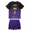Barcelona Fermin Lopez #7 Uit tenue Kids 2026-27 Korte Mouwen (+ broek)