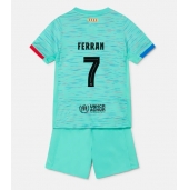 Barcelona Ferran Torres #7 Derde tenue Kids 2023-24 Korte Mouwen (+ broek)