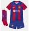Barcelona Ferran Torres #7 Thuis tenue Kids 2023-24 Korte Mouwen (+ broek)