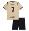 Barcelona Ferran Torres #7 Uit tenue Kids 2025-26 Korte Mouwen (+ broek)
