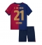 Barcelona Frenkie de Jong #21 Thuis tenue Kids 2024-25 Korte Mouwen (+ broek)