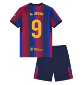Barcelona Gabriel Jesus #9 Thuis tenue Kids 2026-27 Korte Mouwen (+ broek)