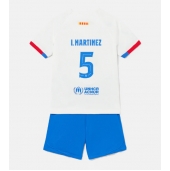 Barcelona Inigo Martinez #5 Uit tenue Kids 2023-24 Korte Mouwen (+ broek)