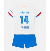 Barcelona Joao Felix #14 Uit tenue Kids 2023-24 Korte Mouwen (+ broek)
