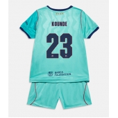 Barcelona Jules Kounde #23 Derde tenue Kids 2026-27 Korte Mouwen (+ broek)