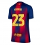 Barcelona Jules Kounde #23 Thuis tenue Dames 2025-26 Korte Mouwen