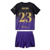 Barcelona Jules Kounde #23 Uit tenue Kids 2026-27 Korte Mouwen (+ broek)