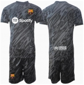 Barcelona Keeper Derde tenue Kids 2024-25 Korte Mouwen (+ broek)