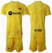 Barcelona Keeper Thuis tenue Kids 2024-25 Korte Mouwen (+ broek)