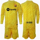 Barcelona Keeper Thuis tenue Kids 2024-25 Lange Mouwen (+ broek)