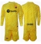 Barcelona Keeper Thuis tenue Kids 2024-25 Lange Mouwen (+ broek)