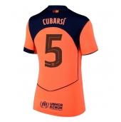 Barcelona Pau Cubarsi #5 Derde tenue Dames 2025-26 Korte Mouwen