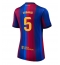 Barcelona Pau Cubarsi #5 Thuis tenue Dames 2026-27 Korte Mouwen