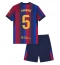 Barcelona Pau Cubarsi #5 Thuis tenue Kids 2026-27 Korte Mouwen (+ broek)