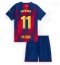Barcelona Raphinha Belloli #11 Thuis tenue Kids 2025-26 Korte Mouwen (+ broek)