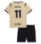 Barcelona Raphinha Belloli #11 Uit tenue Kids 2025-26 Korte Mouwen (+ broek)
