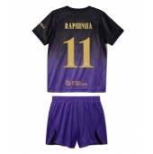 Barcelona Raphinha Belloli #11 Uit tenue Kids 2026-27 Korte Mouwen (+ broek)