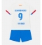 Barcelona Robert Lewandowski #9 Uit tenue Kids 2023-24 Korte Mouwen (+ broek)