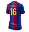 Barcelona Rodri Hernandez #16 Thuis tenue Dames 2026-27 Korte Mouwen