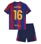 Barcelona Rodri Hernandez #16 Thuis tenue Kids 2026-27 Korte Mouwen (+ broek)