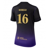 Barcelona Rodri Hernandez #16 Uit tenue Dames 2026-27 Korte Mouwen