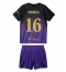 Barcelona Rodri Hernandez #16 Uit tenue Kids 2026-27 Korte Mouwen (+ broek)
