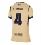 Barcelona Ronald Araujo #4 Uit tenue Dames 2025-26 Korte Mouwen